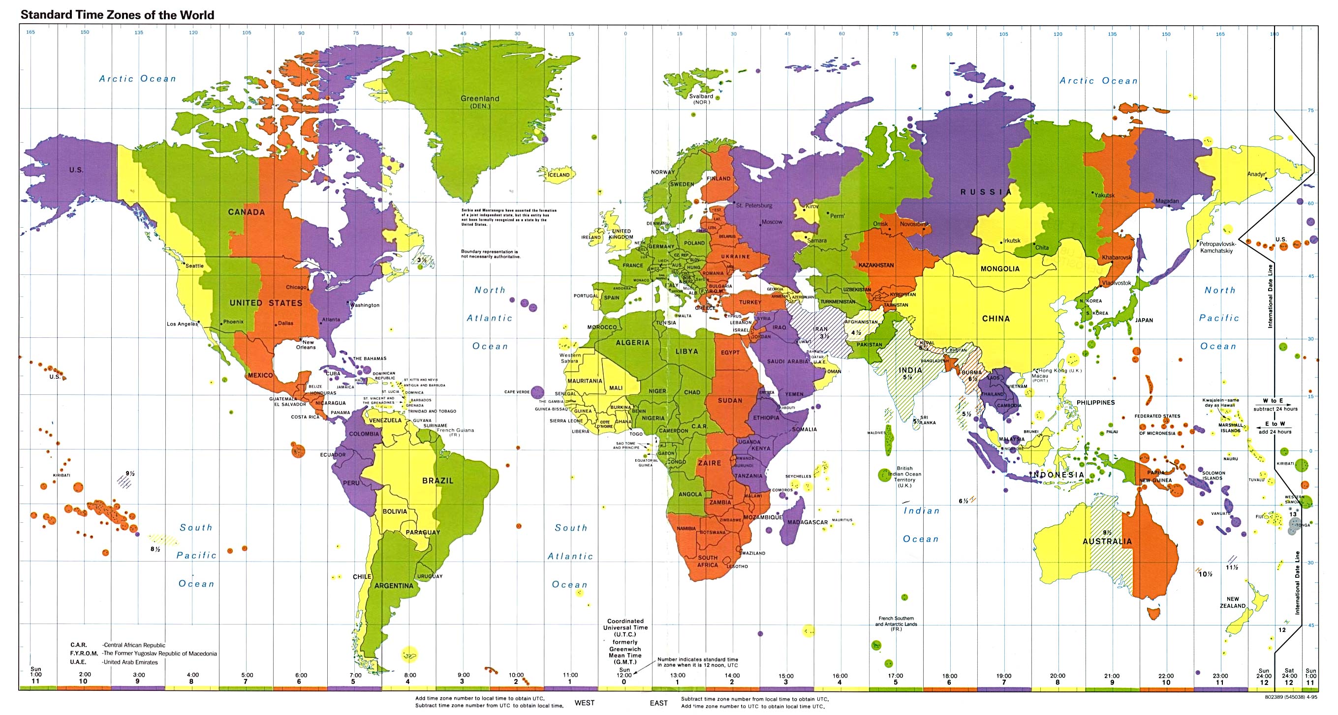 Time Zone Map Of The World Images and Photos finder
